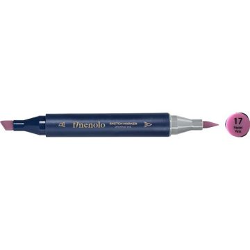   Deli Finenolo 17 - Pastel Pink kétvégű permanent ART marker