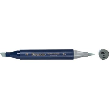   Deli Finenolo BG1 - Blue Grey kétvégű permanent ART marker
