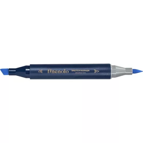 Deli Finenolo 74 - Brilliant Blue kétvégű permanent ART marker