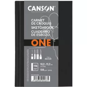   Canson One 10,2x15,2 cm, álló, 100 g/m2, ragasztott fehér rajzpapírfüzet