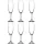 Set de 6 pahare de șampanie LAV Empire Champagne 220ml LV-EMP541F