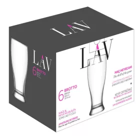 Set de 6 pahare de bere LAV Brotto Beer 565ml LV-BRO29F