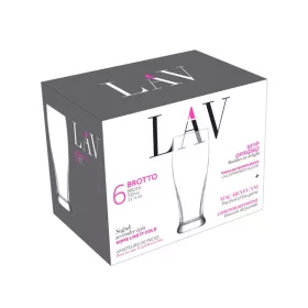 Set de 6 pahare de bere LAV Brotto Beer 330ml LV-BRO19F