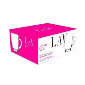 Cană LAV Vega 250ml set de 6 căni LV-VEG412F