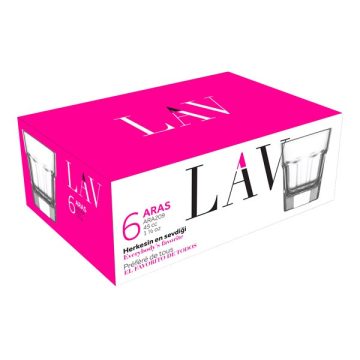   LAV Aras Liqueur 45ml likőrös pohár szett 6 darabos LV-ARA209F