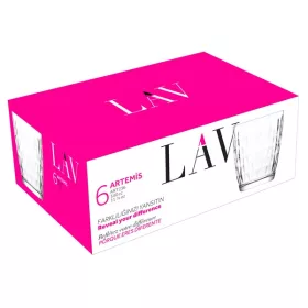   Set de 6 pahare cocktail LAV Artemis Long Drink 340ml LV-ART236F