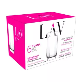   Set de 6 pahare cocktail LAV Tuana Long Drink 330ml LV-TUA25F