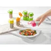 Dozator de condimente din sticlă IRIS Daisy 67ml, verde, fuchsia, portocaliu sau galben lămâie HN-1116