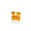 Set de condimente din sticlă IRIS Rose Salt&Pepper cu suport 2 x 67 ml, roșu, violet, verde sau galben HN-1119