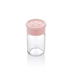   Dozator de condimente din sticlă IRIS Button 67ml, roz, alb, gri sau albastru HN-1136