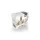 Set de 2 shakere de condimente din sticlă IRIS Button Salt&Pepper, 67 ml, roz, alb, gri sau albastru HN-1137