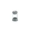 IRIS Macaron, recipient pentru condimente din sticlă, 105 ml, roz, alb, gri sau albastru HN-1138