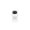 Borcan de condimente din sticlă IRIS Mono 210ml, negru sau alb HN-1213