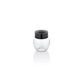   Borcan de condimente din sticlă IRIS Mono 210ml, negru sau alb HN-1213