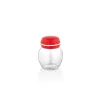 Borcan de condimente din sticlă IRIS Macaron 210ml, verde, fuchsia, portocaliu sau galben lămâie HN-1214