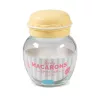 Borcan de condimente din sticlă IRIS Macaron 370ml, verde, fuchsia, portocaliu sau galben lămâie HN-1215