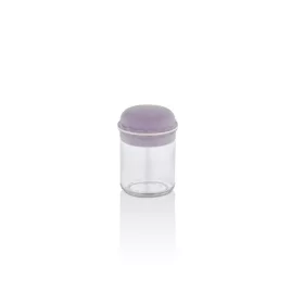   Borcan de condimente din sticlă IRIS Macaron 212ml, roz, verde mentă, galben sau violet HN-1363