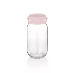   Borcan de condimente din sticlă IRIS Macaron 1.000 ml, roz, mentă, galben sau violet HN-1366