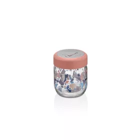   Borcan de condimente din sticlă IRIS Valletta 425ml, roz sau albastru HN-1445