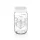 Borcan de condimente din sticlă IRIS Retro 1.000 ml, alb HN-1411