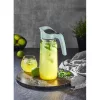 Cană de sticlă IRIS Santiago 1.500ml, verde, antracit, albastru sau bordo HN-1790
