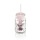 Sticlă de băut IRIS Atlanta cu pai 315ml, roz sau roșu HN-1756