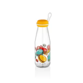   Sticlă de sticlă IRIS Macaron 720ml, verde, fuchsia, portocaliu sau galben lămâie HN-1774