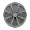 Tavă de copt IRIS din silicon pentru 8 felii, gri, neagră sau roșie SL-3202