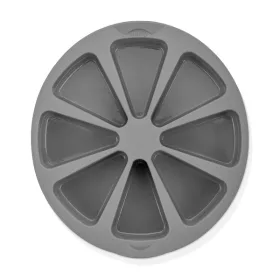   Tavă de copt IRIS din silicon pentru 8 felii, gri, neagră sau roșie SL-3202