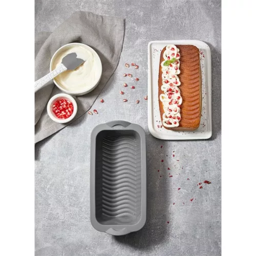 Formă de copt pâine din silicon IRIS, culoare gri, neagră sau roșie SL-3203