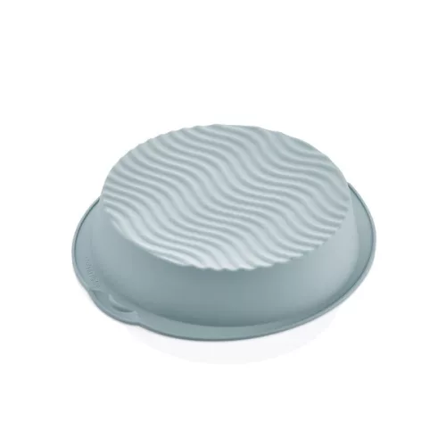 Formă rotundă de copt pentru tort IRIS din silicon, culoare gri, neagră sau roșie SL-3212