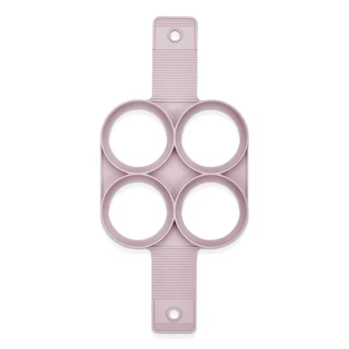 Formă de copt clătite și ouă din silicon IRIS pentru 4 bucăți, culoare gri, neagră sau roșie SL-3211