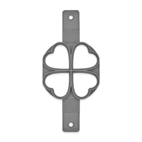 Formă de copt clătite și ouă din silicon IRIS pentru 4 bucăți, culoare gri, neagră sau roșie SL-3211
