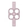 Formă de copt clătite și ouă din silicon IRIS pentru 4 bucăți, culoare gri, neagră sau roșie SL-3211