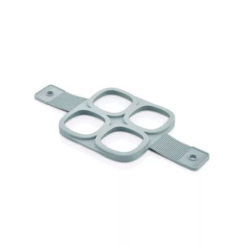 Formă de copt clătite și ouă din silicon IRIS pentru 4 bucăți, culoare gri, neagră sau roșie SL-3211