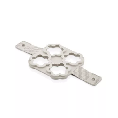 Formă de copt clătite și ouă din silicon IRIS pentru 4 bucăți, culoare gri, neagră sau roșie SL-3211