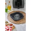 TOO összecsukható négyzetes szilikon forma forrólevegős sütőhöz (air fryer) 21cm*21cm, szürke, fekete vagy piros SL-3251