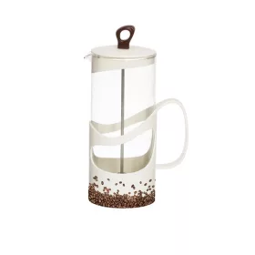   IRIS Cafea boabe și presă de cafea, aparat de cafea/ceai din sticlă, 1.000ml, 131065-003