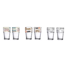   Cana de sticlă cu model IRIS 345ml, model Mocha, Espresso sau Cafea 131605-002
