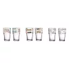 Cana de sticlă cu model IRIS 345ml, model Mocha, Espresso sau Cafea 131605-002