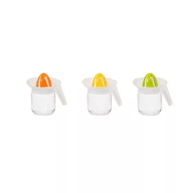  Storcător de lămâie din sticlă IRIS cu recipient 425 ml, culoare portocalie sau galben lămâie 131422-000