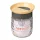 Borcan de condimente IRIS Sand din sticlă cu model convex 1.000 ml, culoare negru-nisip 148001-582