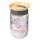 Borcan de condimente IRIS Sand din sticlă cu model convex 1.350ml, culoare negru-nisip 148002-582
