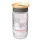 Borcan de condimente IRIS Sand din sticlă cu model convex 1.700ml, culoare negru-nisip 148030-582