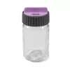 Shaker de condimente din sticlă IRIS cu capac disc 105ml, roz, violet sau portocaliu 121072-580