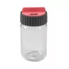 Shaker de condimente din sticlă IRIS cu capac disc 105ml, roz, violet sau portocaliu 121072-580