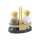 Set spray de condimente IRIS Sand Glass cu suport, 2 bucăți, 2*95ml, culoare nisip 122020-582