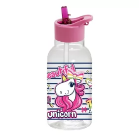 Sticlă IRIS Unicorn cu pai 460ml 161807-003