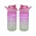 Sticlă IRIS gradient 500ml, roz 111808-161