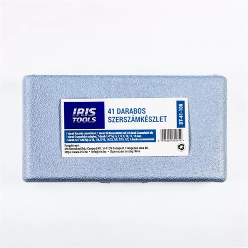 IRIS TOOLS DT-41-106 41 darabos szerszámkészlet